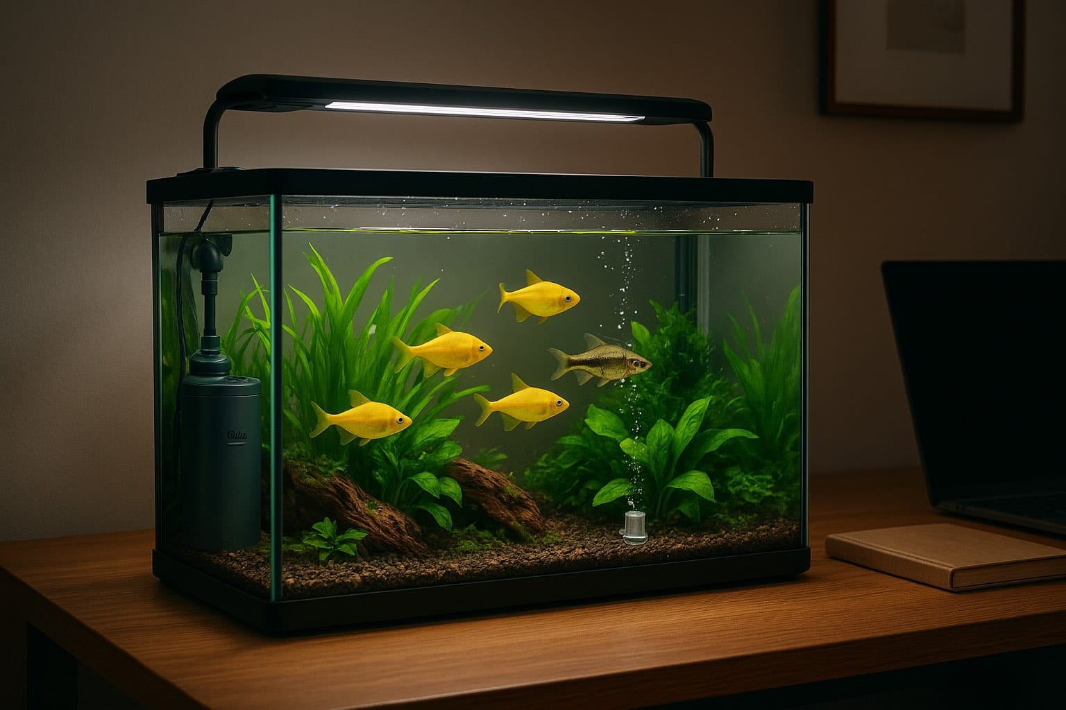 My Study Room Aquarium: A Perfect Blend of Nature and Technology