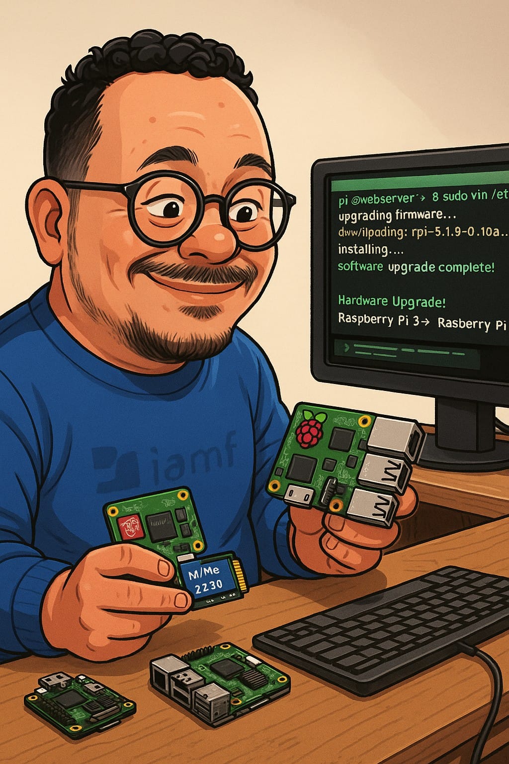 Upgrading My Raspberry Pi Webserver: From Pi 3 B+ to Pi 5 with NVMe Storage